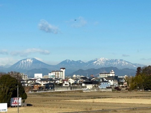 新幹線から日光方面を！