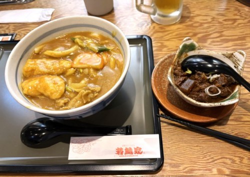 カレーうどん＆どて煮（若鯱屋）